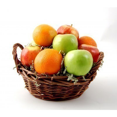 Приобрести в подарок фруктовую корзинку - "Вкус лета"  с доставкой в по Зиме
